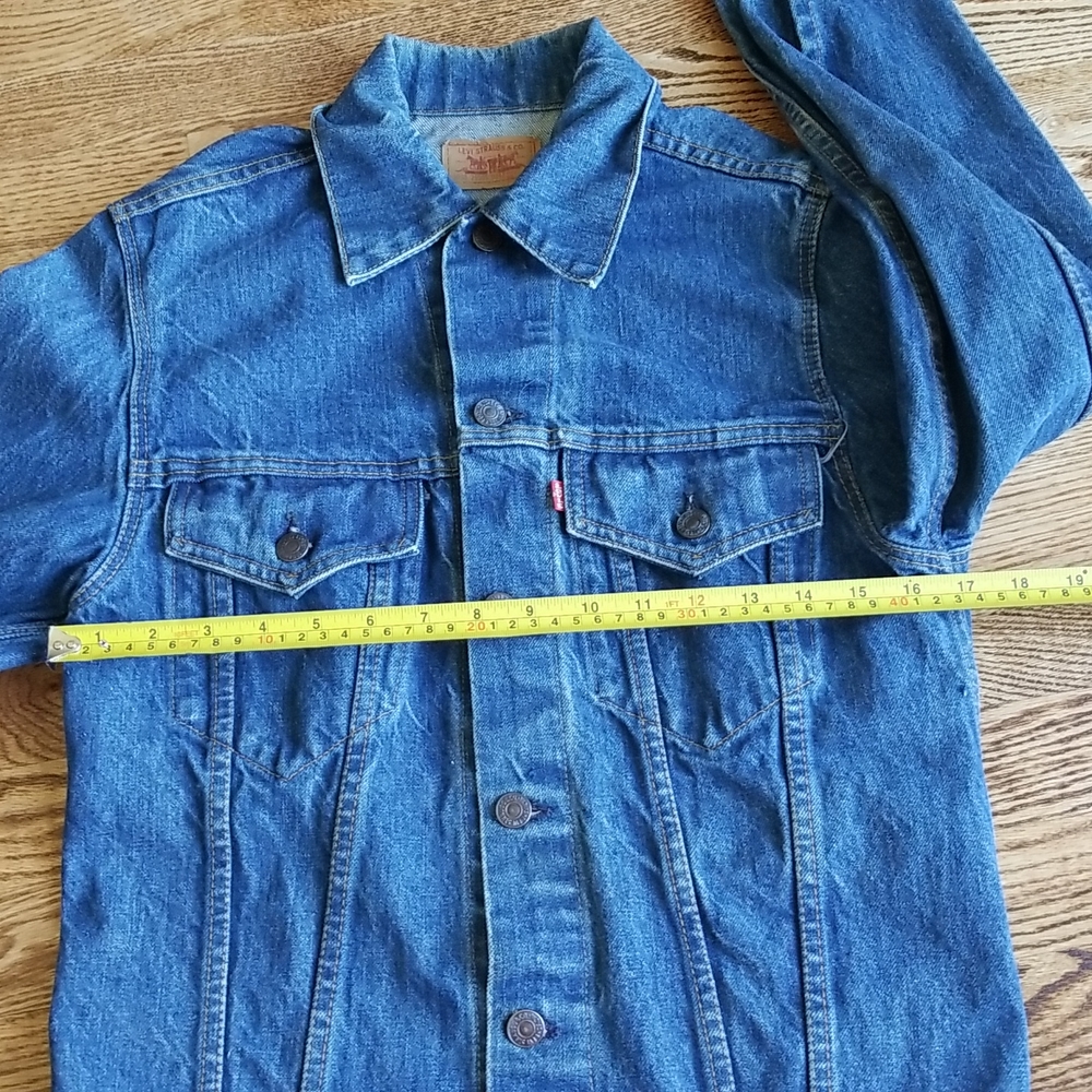 (36) Levi's Women's Denim Jean Jacket Cotton Retro Western Trending Country - Picture 6 of 7